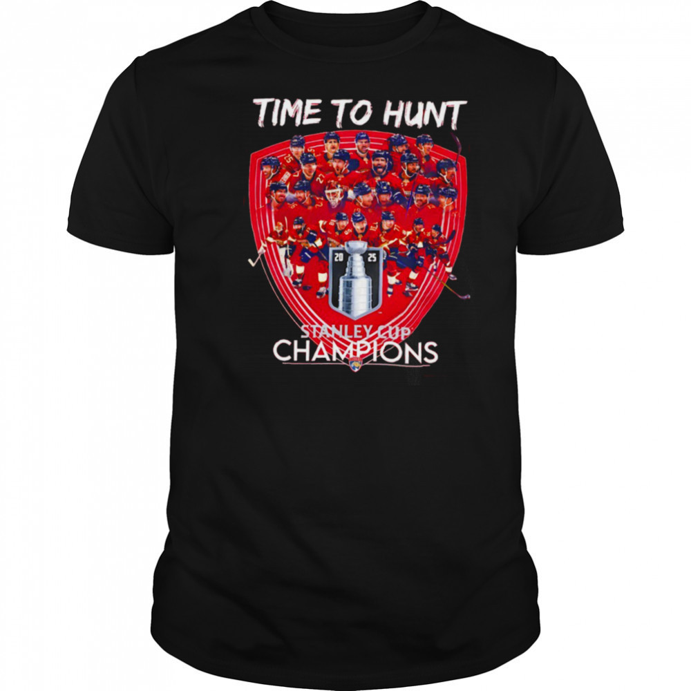 Florida Panthers time to hunt Stanley Cup Playoffs NHL Nike 2025 shirt