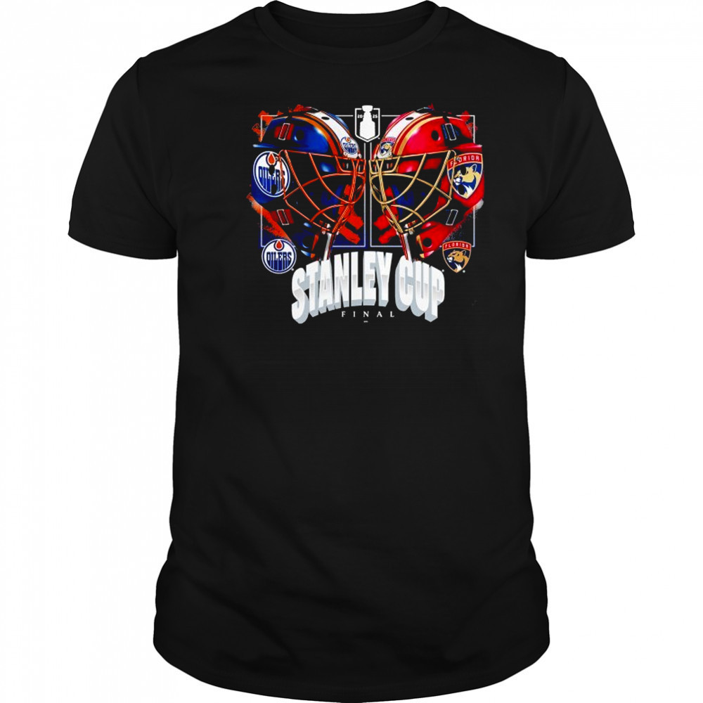Florida Panthers vs. Edmonton Oilers 2025 Stanley Cup Final Dueling shirt