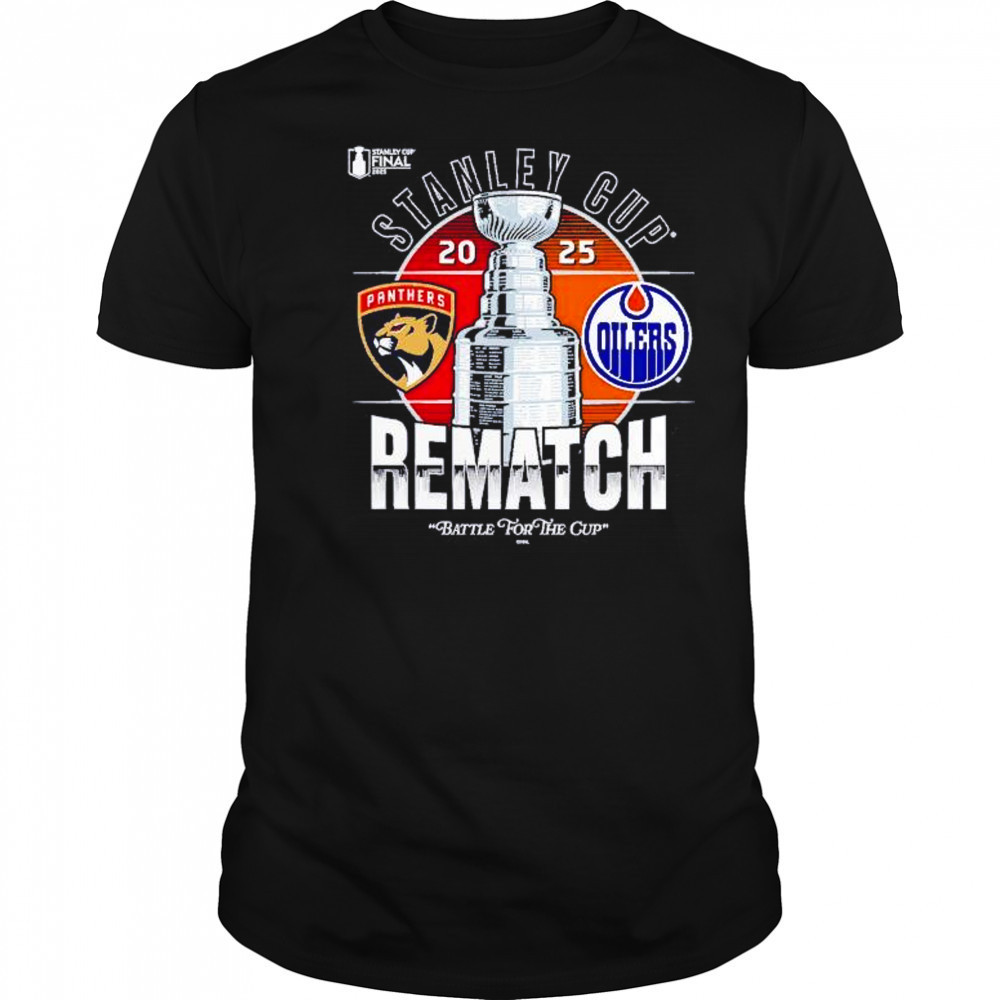 Florida Panthers vs Edmonton Oilers 2025 Stanley Cup Final matchup rematch shirt
