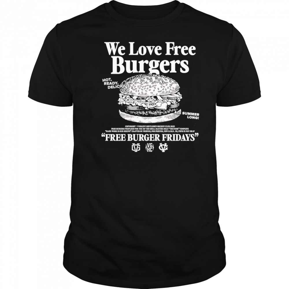 Free Burger Friday Premium shirt