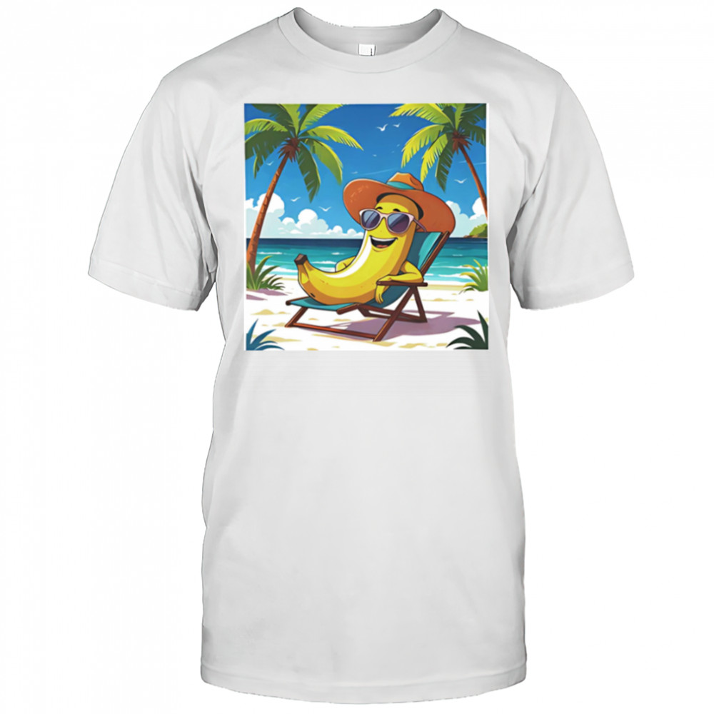 Funny Cartoon Characters Banana summer shirt