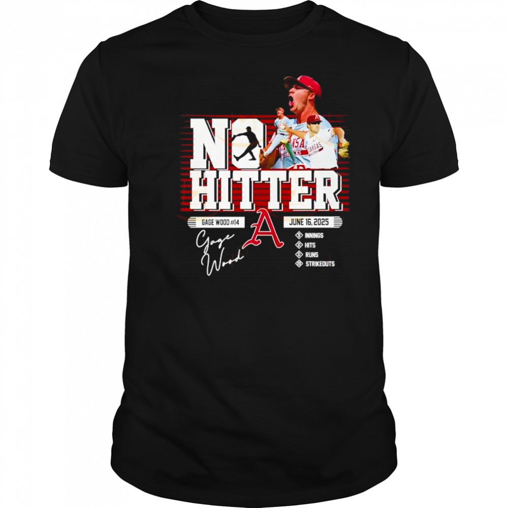 Gage Wood No-hitter Signature Unisex T-Shirt