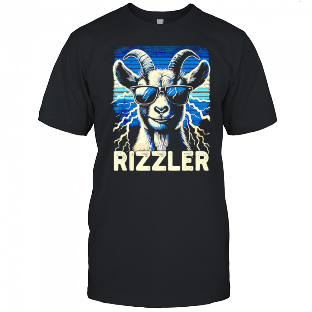 Goat Rizzler lightning shirt