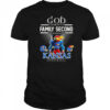 God First Family Second Then Kansas Jayhawks Football Mascot 2025 Shirt