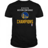 Golden State Warriors Fanatics 2025 NBA Western Conference Champions Locker Room T Shirt