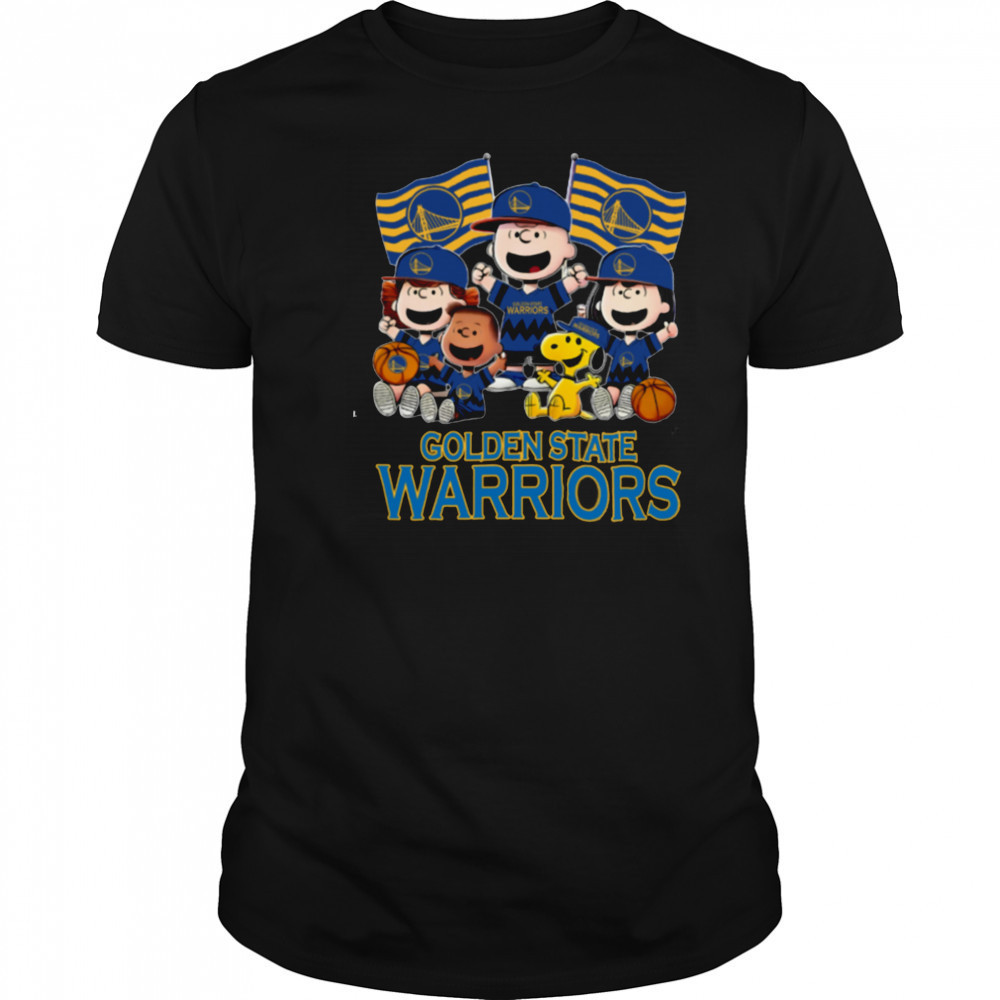 Golden State Warriors Snoopy And Friends T Shirt