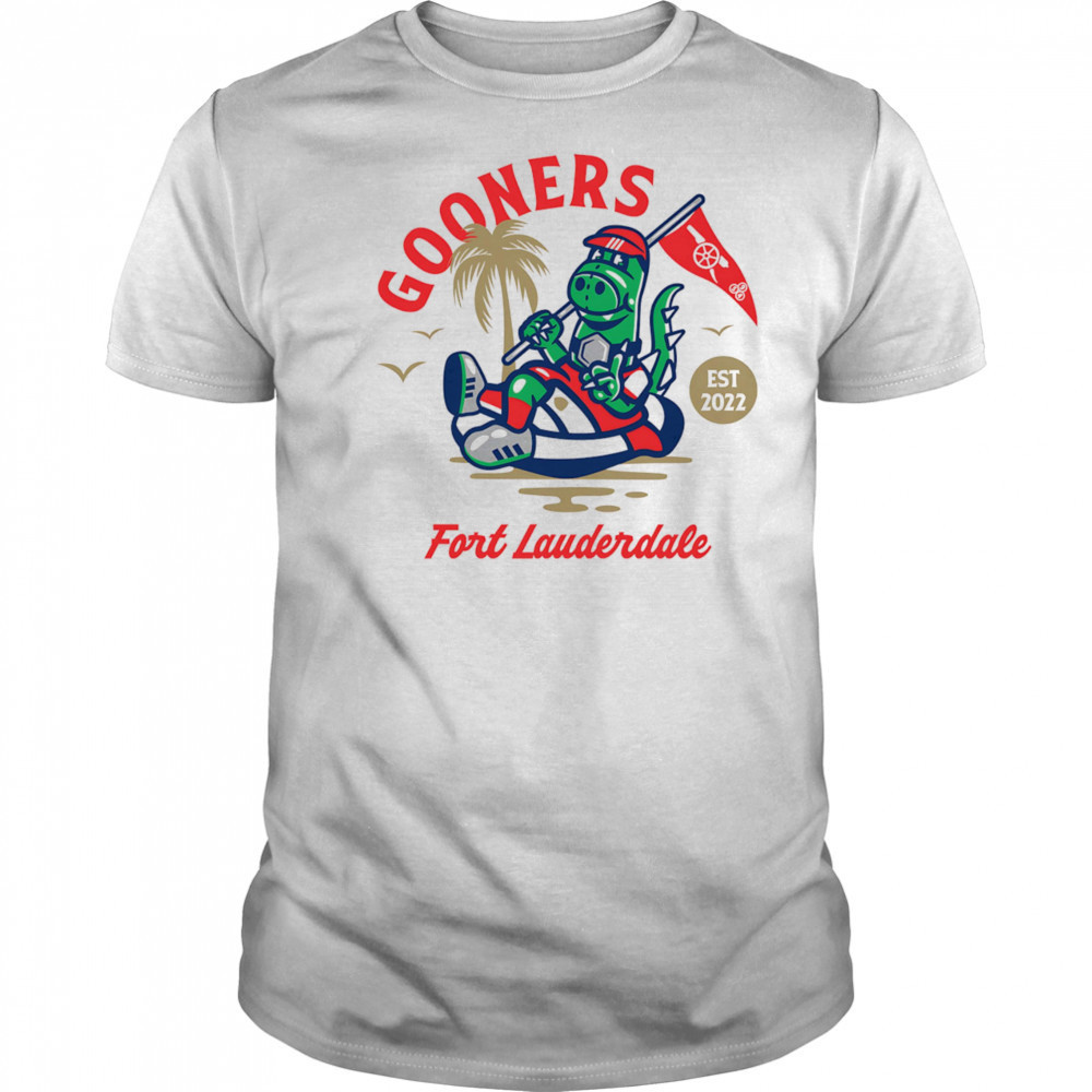 Gooners fort lauderdale mascot shirt