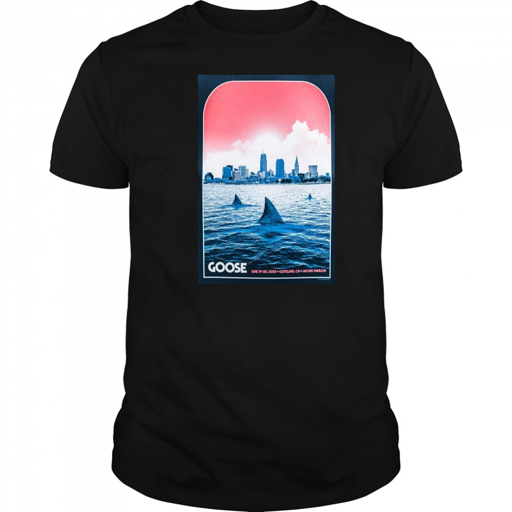 Goose Band Jacobs Pavilion June 19-20 2025 Tour Poster T-Shirt