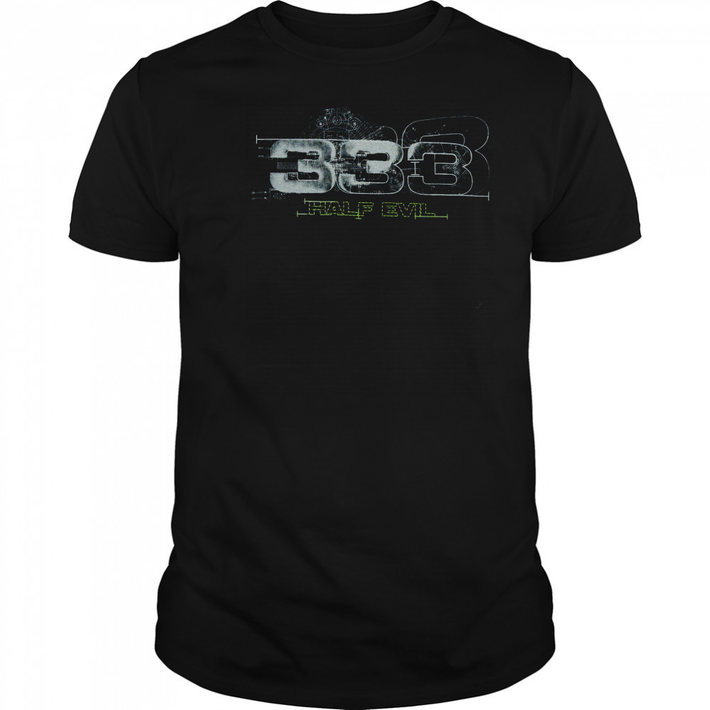 Half Evil 333 Blueprint T-Shirt