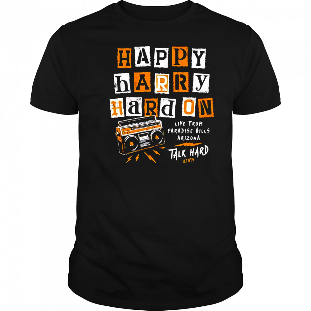 Happy Harry hard on shirt