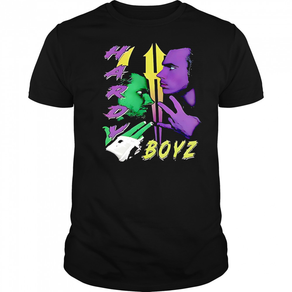Hardy Boyz big head cartoon graphic shirt