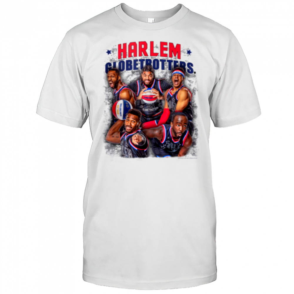 Harlem Globetrotters Basketball Colorful Team Photo shirt