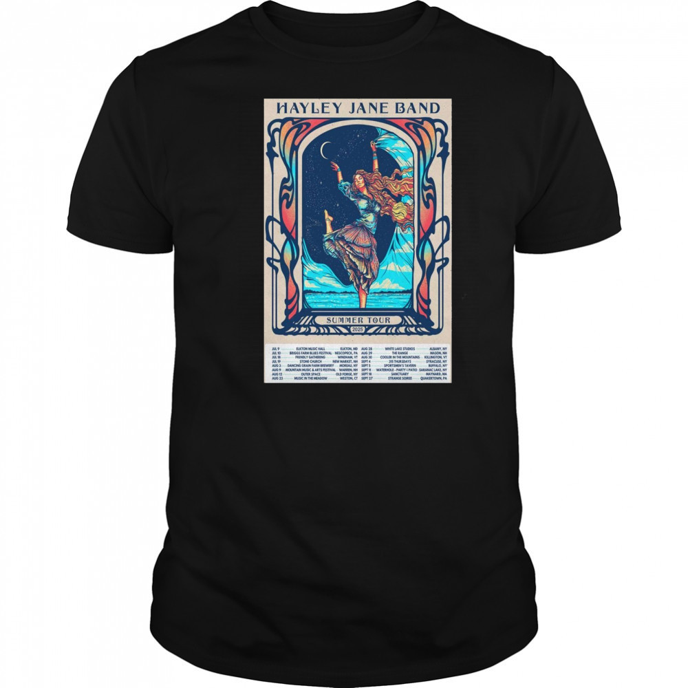 Hayley Jane Band Summer 2025 Shows Poster T-Shirt