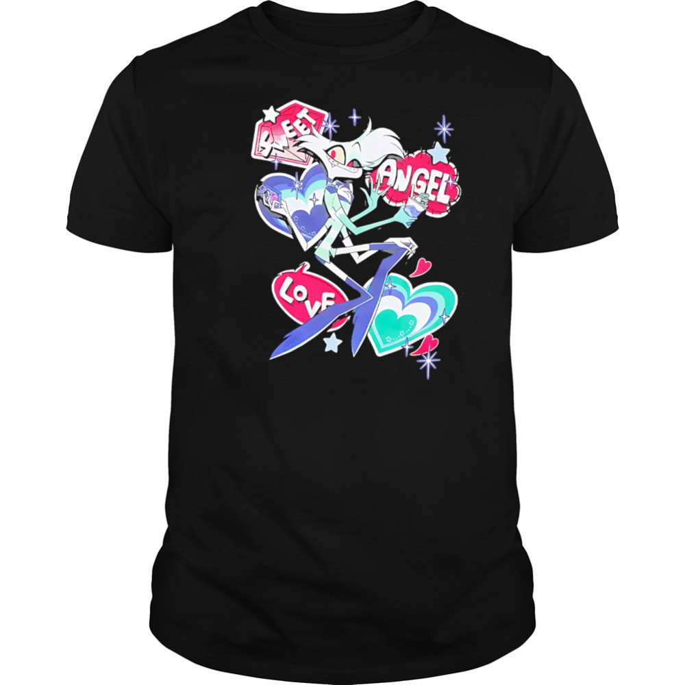 Hazbin Hotel Angel Dust Pride Sweet Angel Love shirt