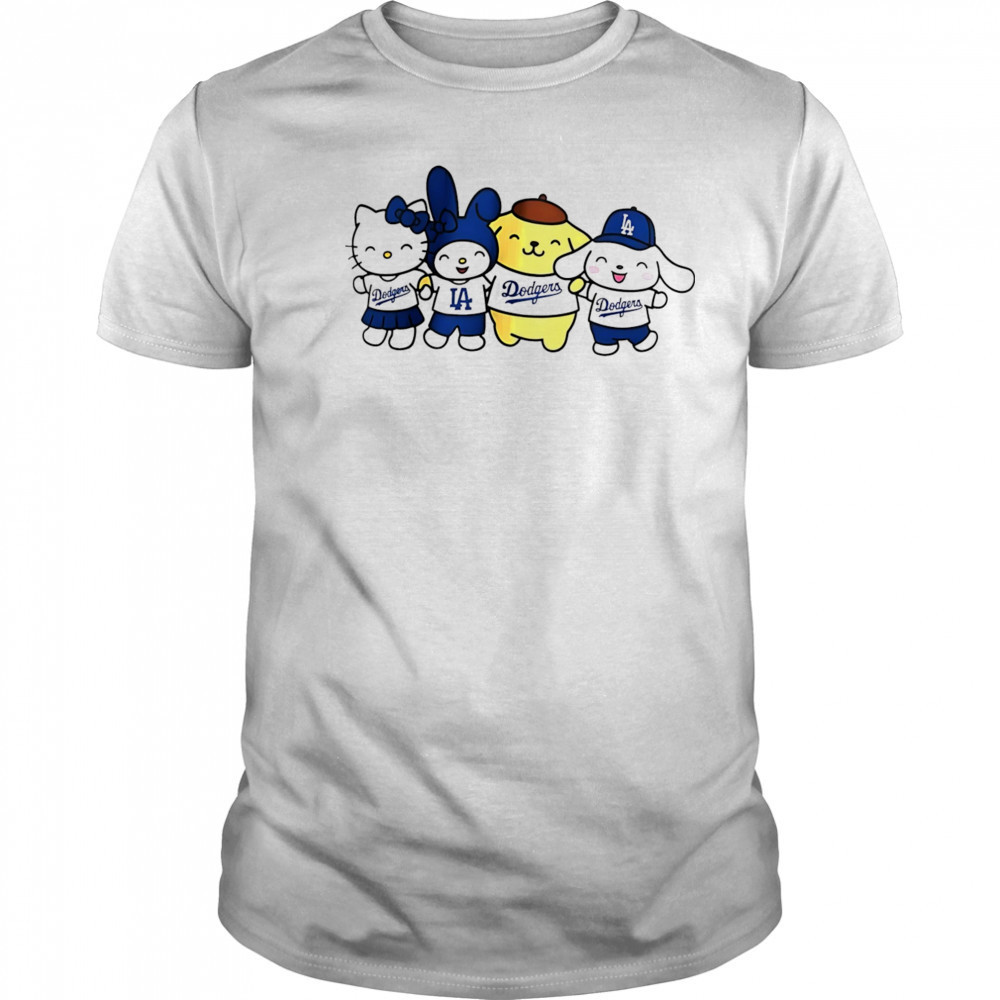 Hello Kitty And Friends La Dodgers shirt