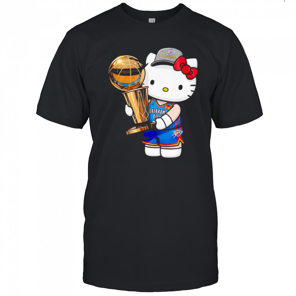Hello Kitty Oklahoma City Thunder 2025 NBA Champions shirt