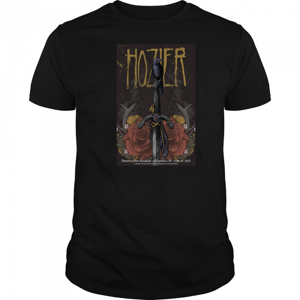 Hozier Jun 18 2025 Historic Crew Stadium Columbus OH Poster T-Shirt