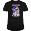 Huskies in my veins Jesus in my heart mascot shirt