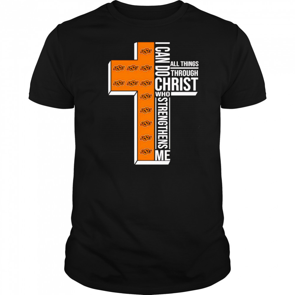 I can do all things through Christ who strengthens me Oregon State Beavers logo shirt