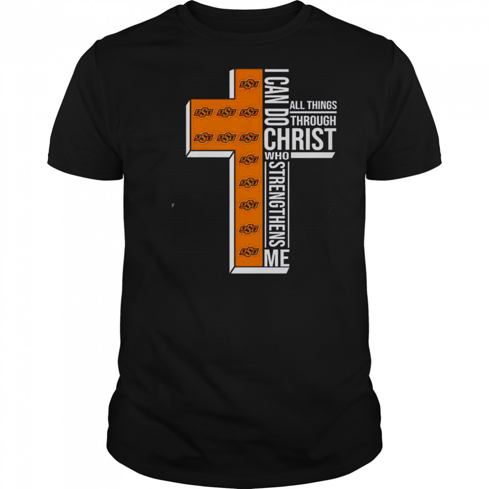 I Can Do All Things Through Christ Who Strengthens Me Oregon State Beavers Logo T-Shirt