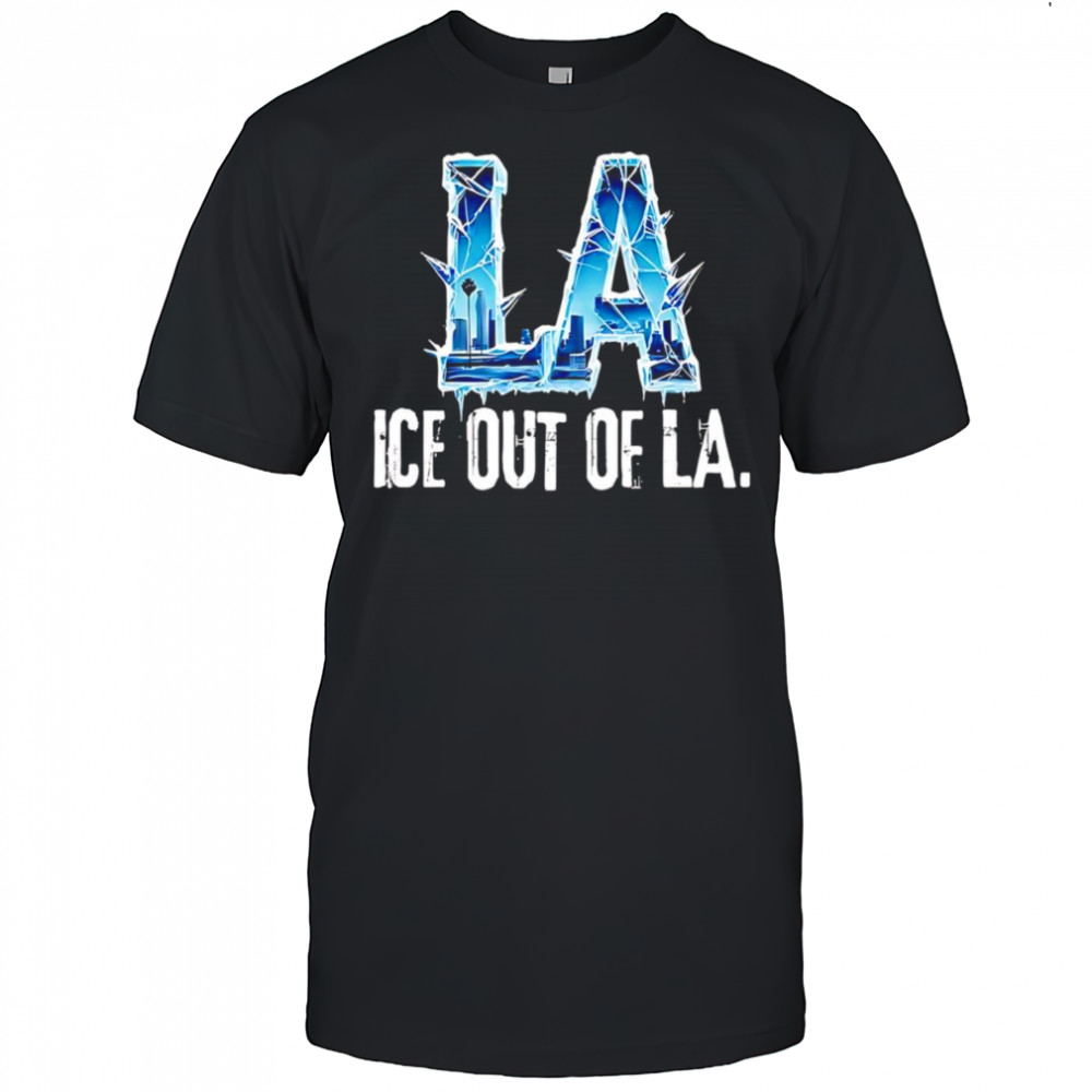 ICE out of LA graphic shirt