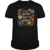 In The Waiting God Is Working Vintage Floral Christian Women shirt