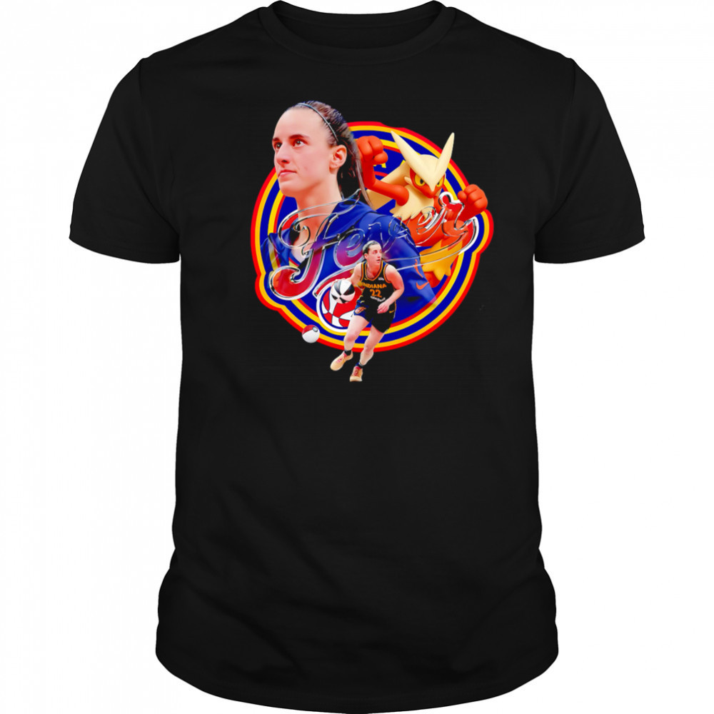 Indiana Fever Caitlin Clark Blaziken Pokemon shirt