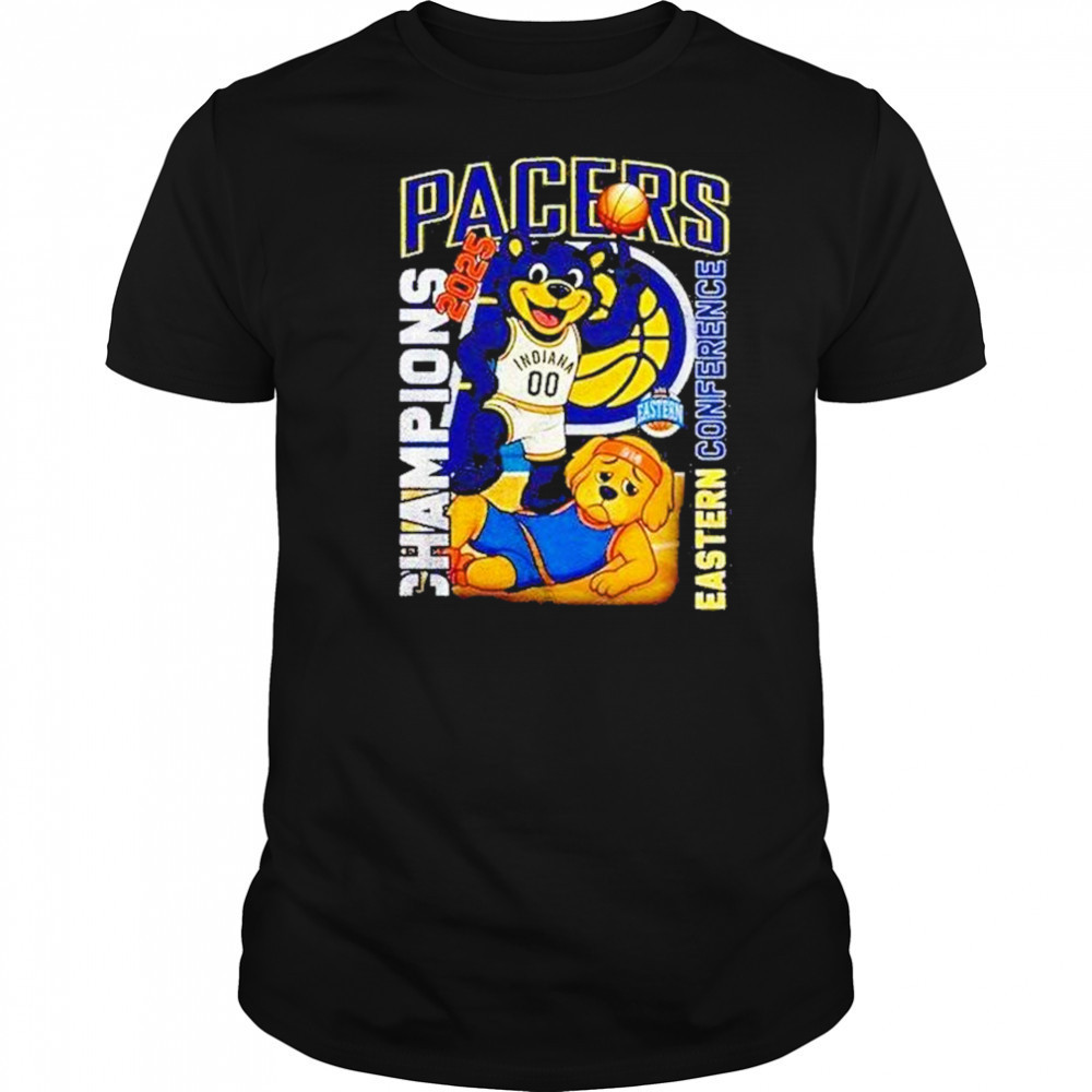 Indiana Pacers Mascot 2025 Eastern Conference Champions Shirt