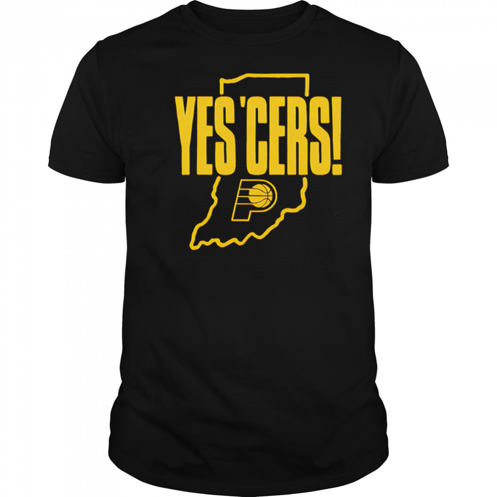 Indiana Pacers Yes ‘Cers map shirt