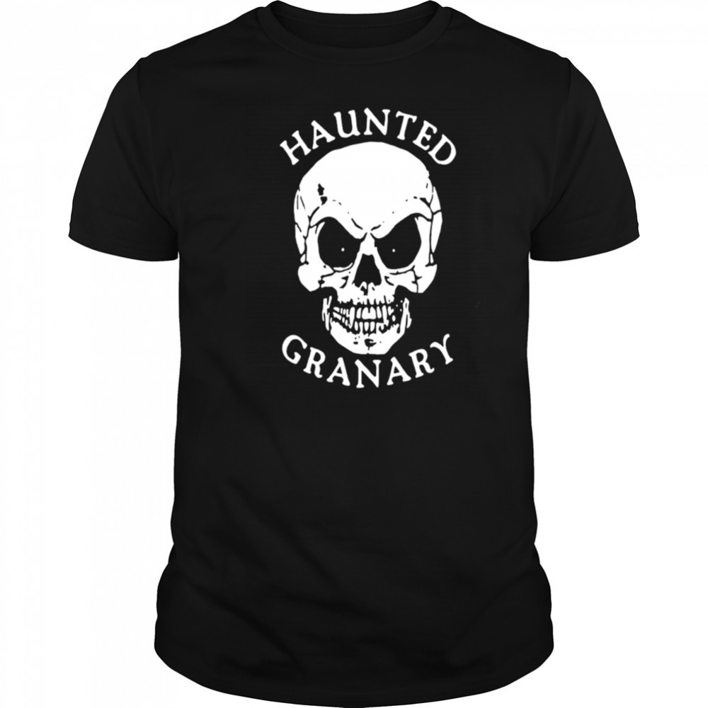 Iron fortress records haunted granary horror movie shirt