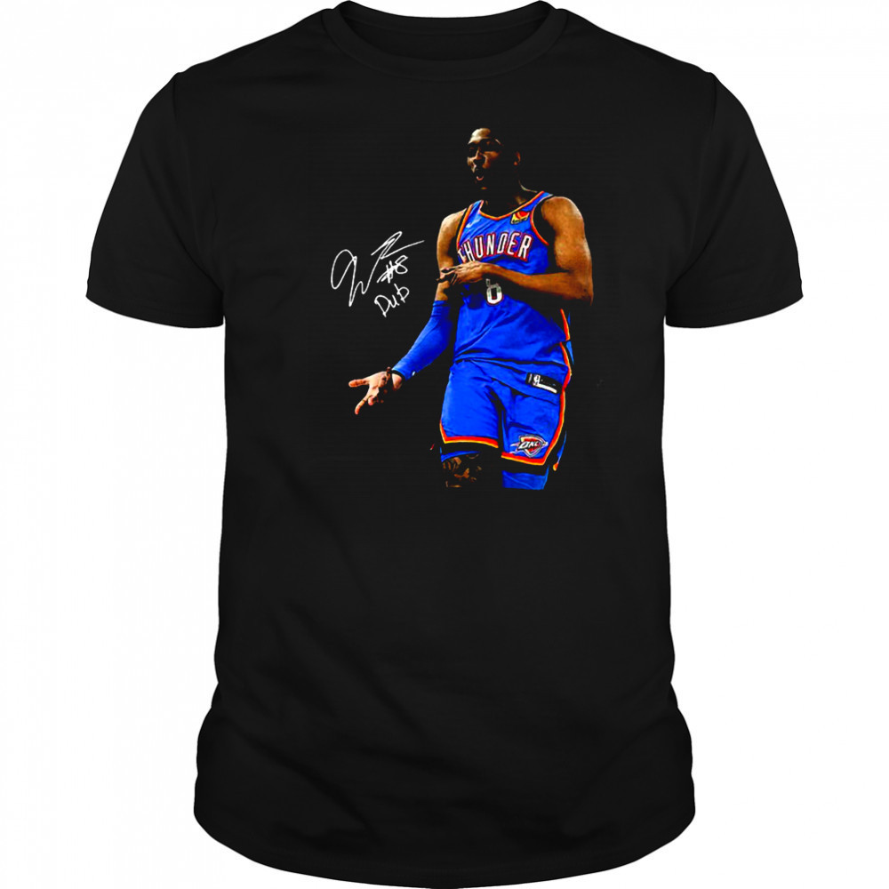 Jalen Williams Okc Thunder #8 Signature Shirt
