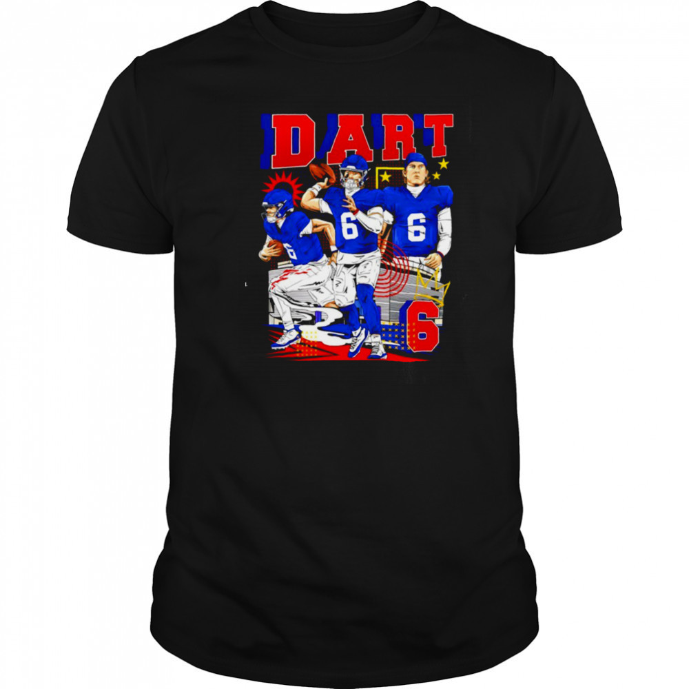 Jaxson Dart No.06 New York Giants football 2025 graphic shirt