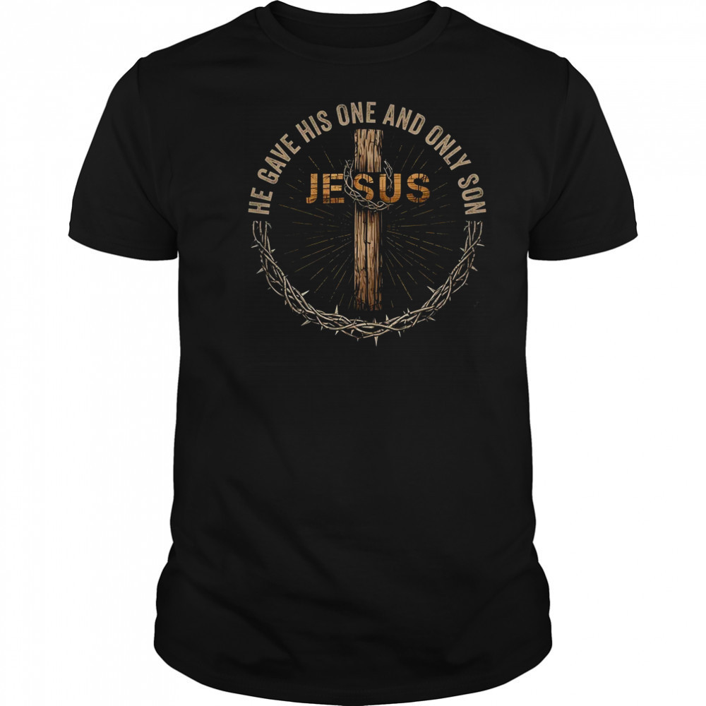 Jesus Christian Cross Bible John 316 Reflection shirt