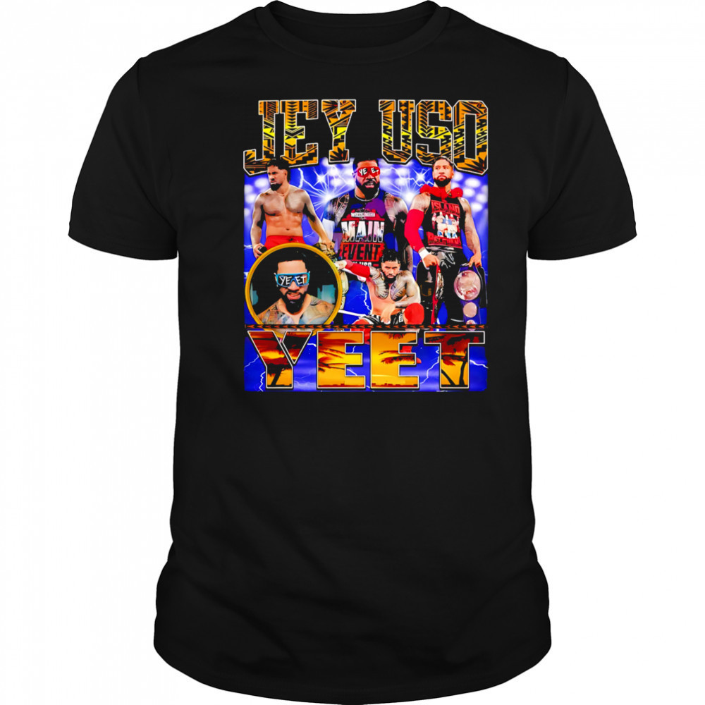 Jey Uso Yeet Wrestler Sublimation graphic shirt