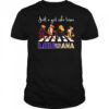 Just a girl who loves Louisiana sports mascot shirt