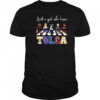 Just a girl who loves Tulsa sports mascot shirt