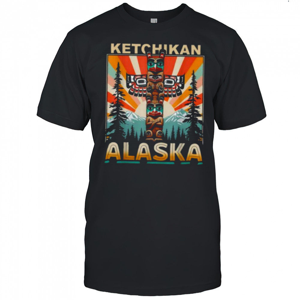 Ketchikan Alaska Native American Indian Totem Pole T Shirt
