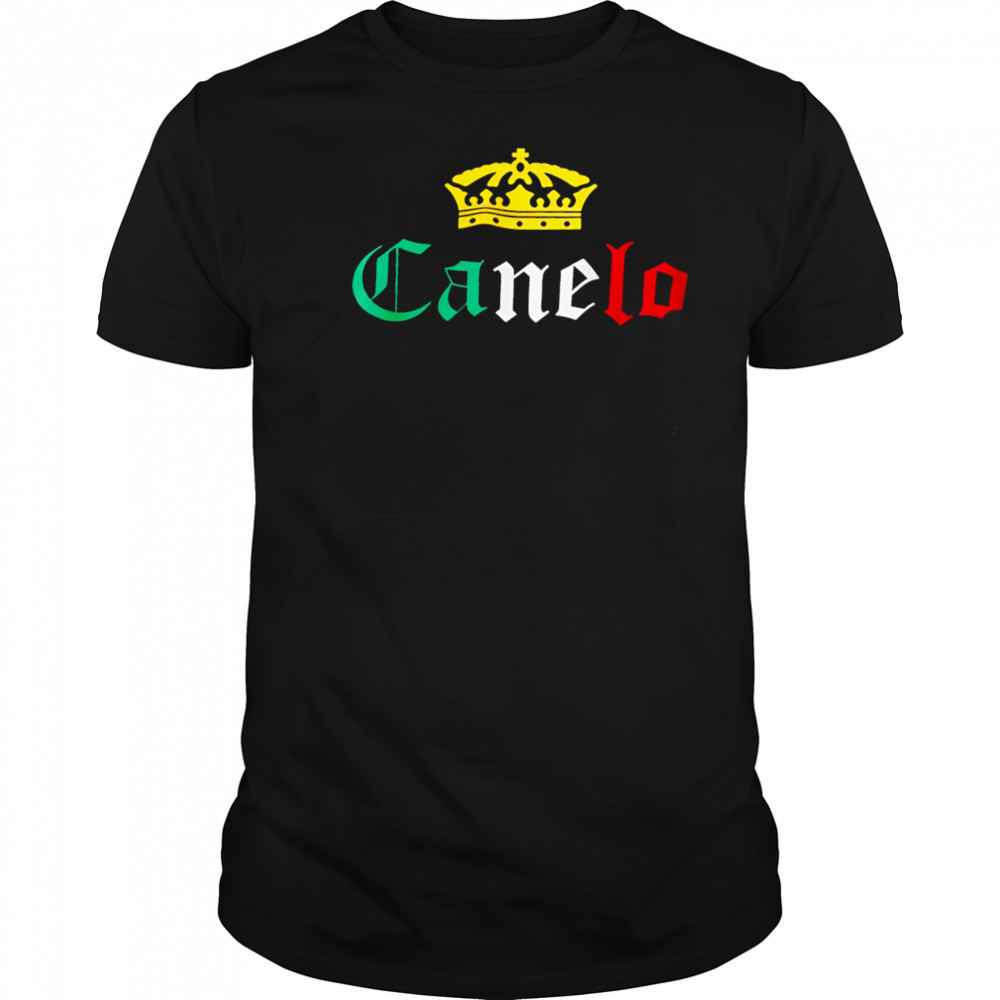 King Canelo Boxing letter shirt