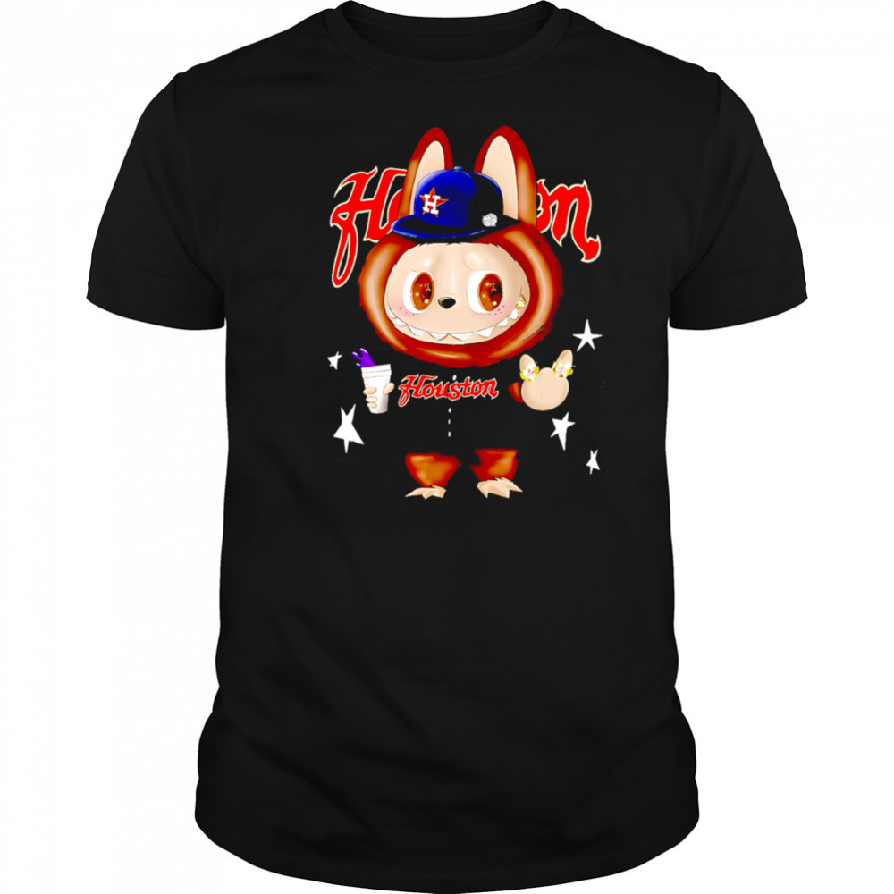 Labubu Houston Astros funny cute shirt