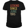 Legend 1965 60th Birthday Gifts for Men Women 60 Year Old T Shirt