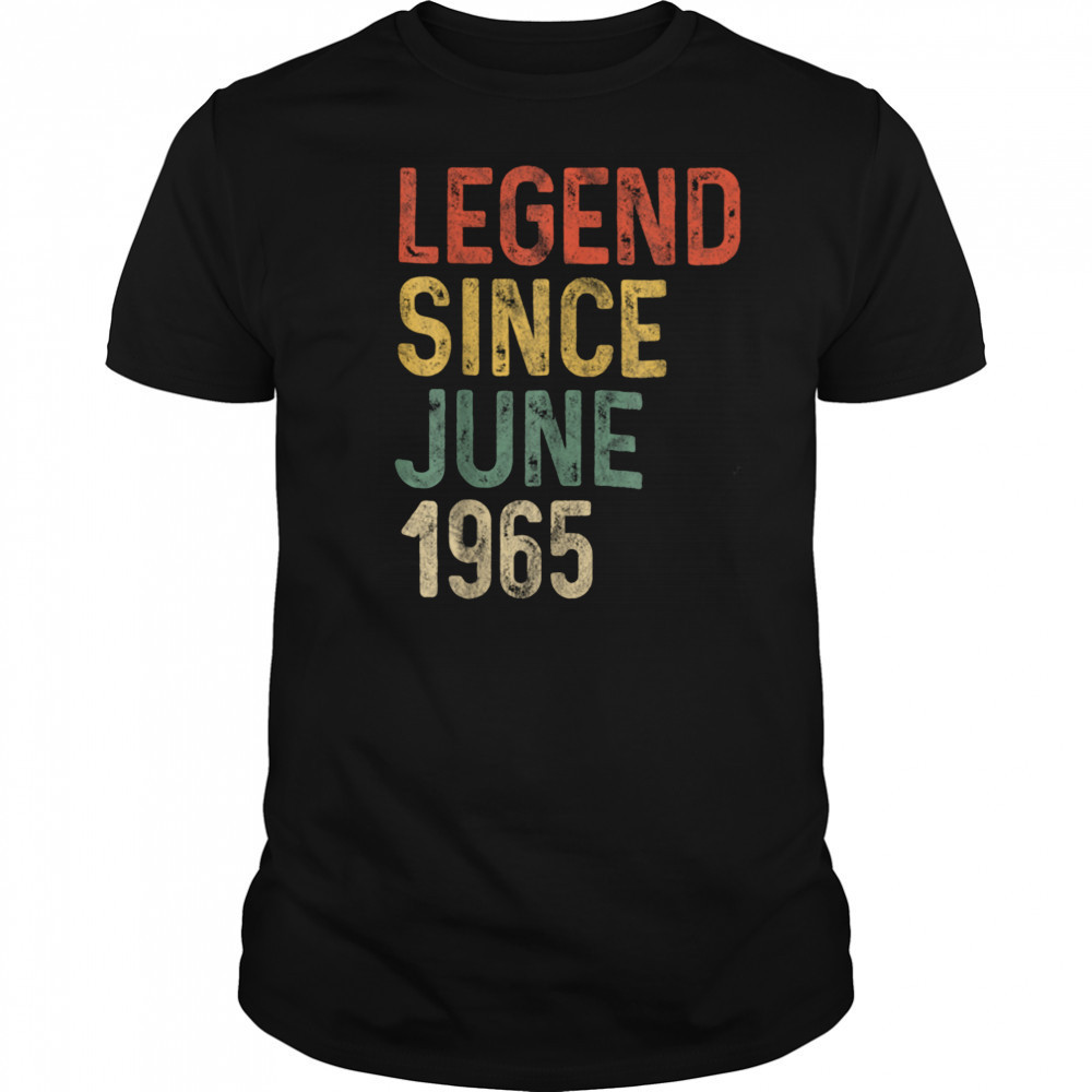 Legend 1965 60th Birthday Gifts for Men Women 60 Year Old T Shirt