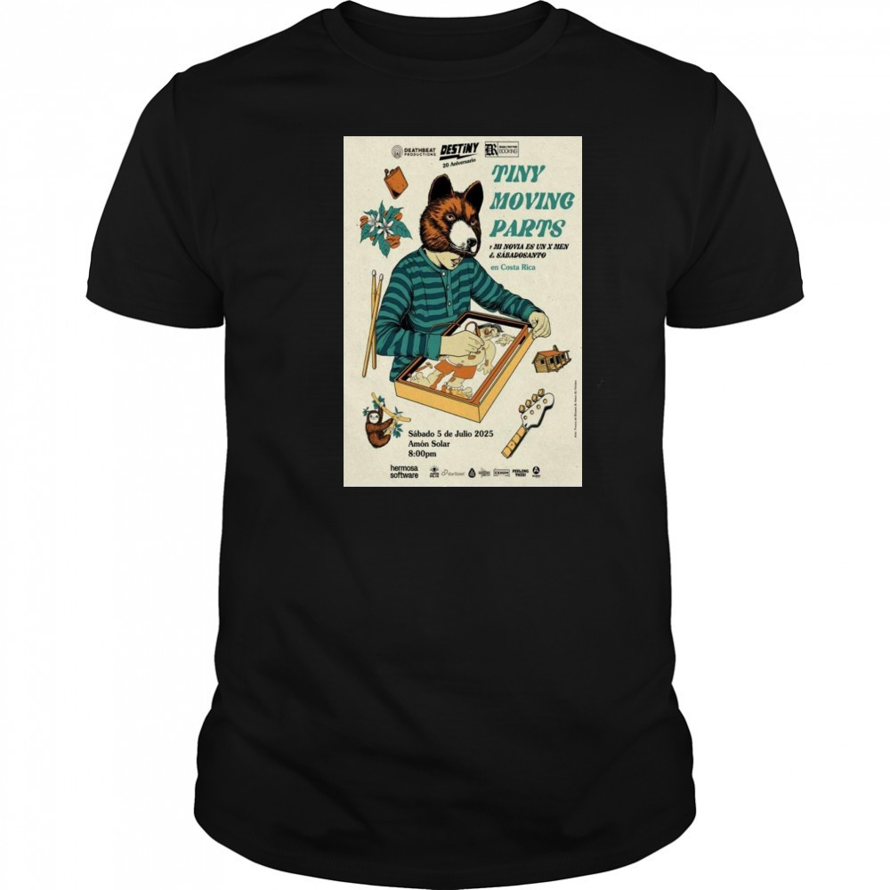 Limited Tiny Moving Parts 2025 Hermosa Software Poster Tour Shirt