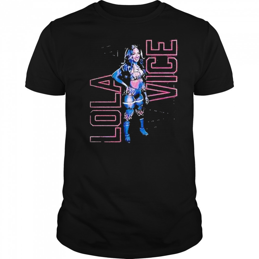 Lola Vice Vertical Outline Wwe Shirt