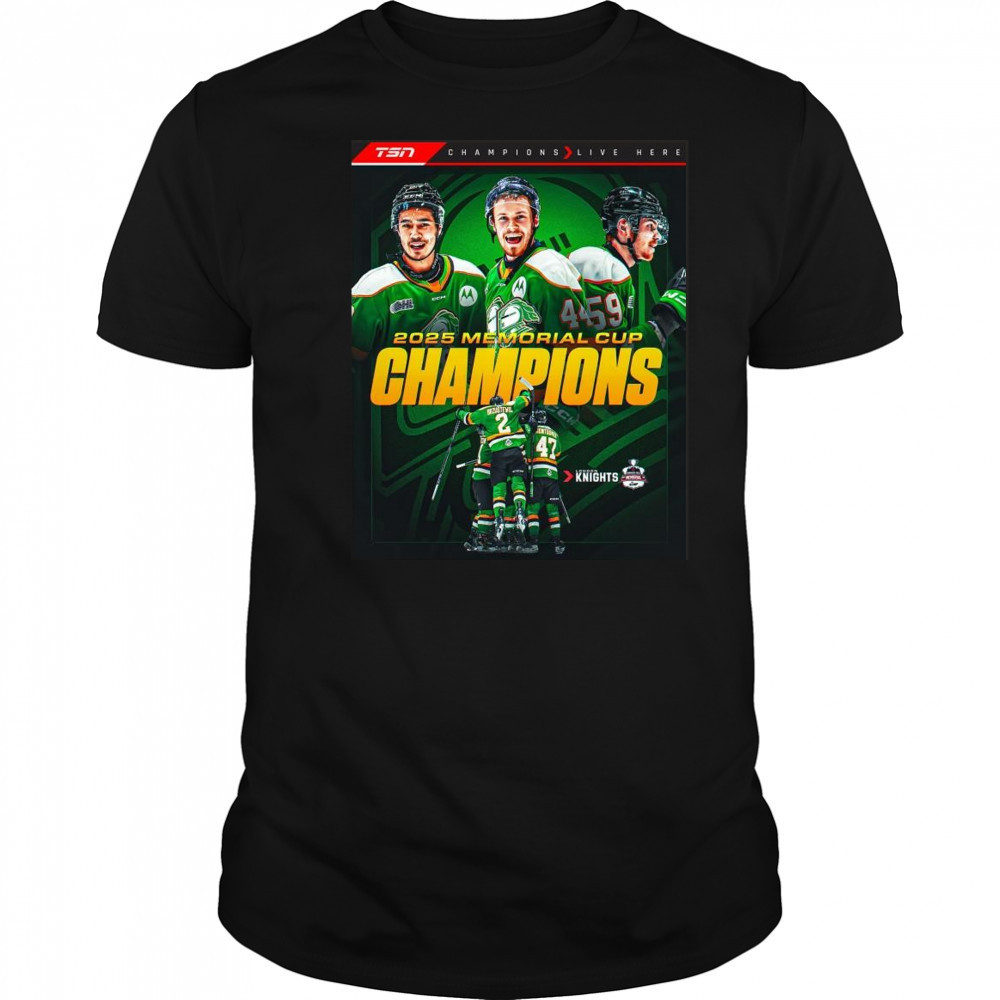 London Knights NHL Memorial Cup Champions 2025 Shirt