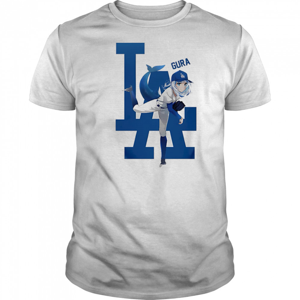Los Angeles Dodgers Hololive Night Gura shirt