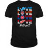 Love Detroit sports team logo shirt