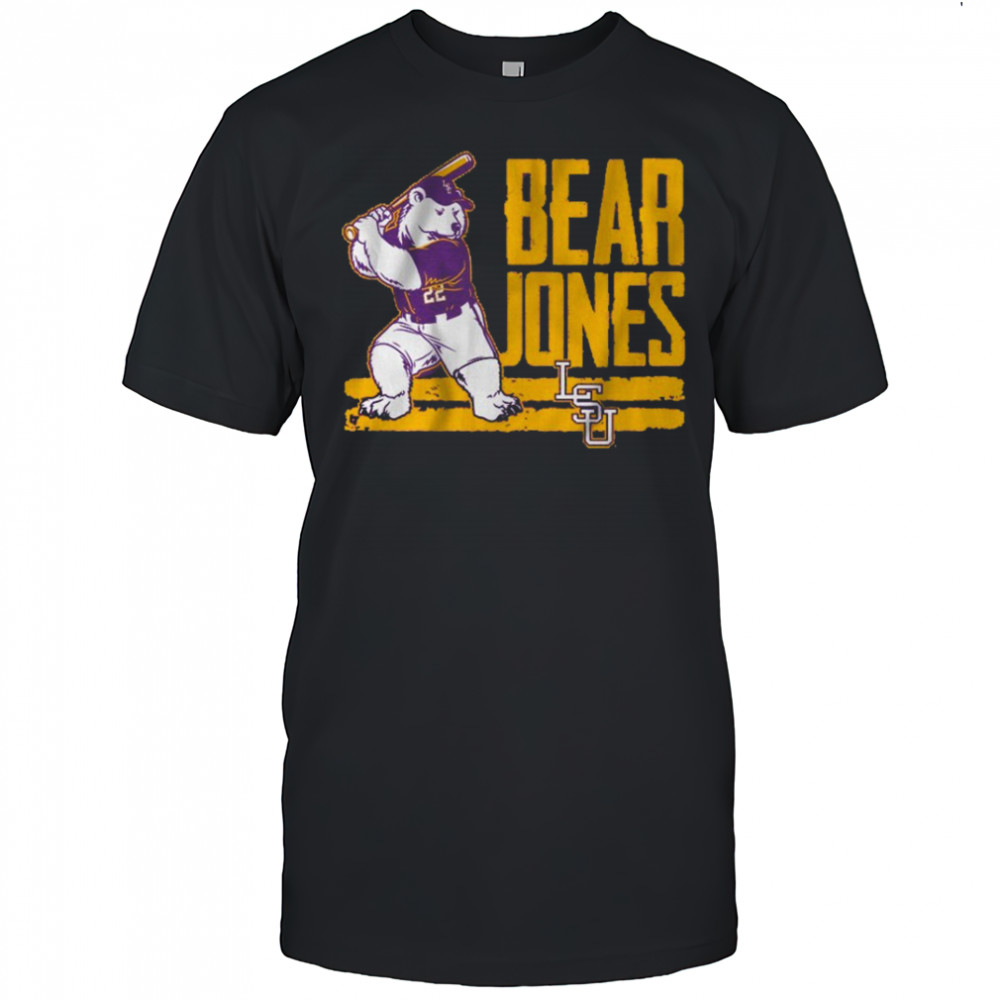 LSU Baseball Jared Jones Bear Shirt