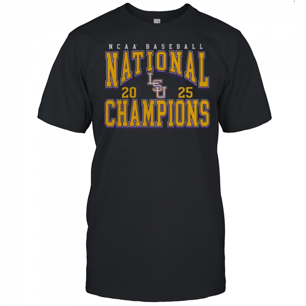 LSU Tigers 2025 NCAA Baseball Men’s College World Series Champions T-Shirt
