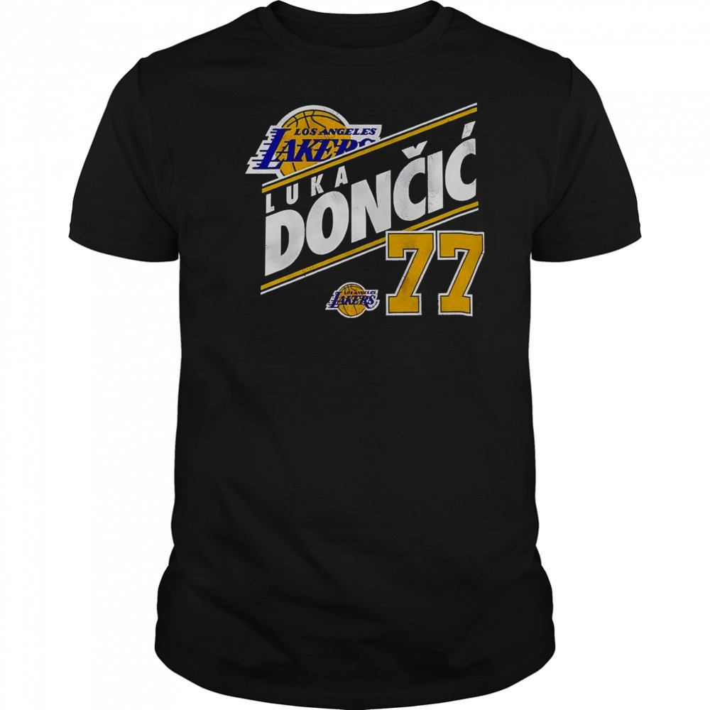 Luka Dončić Los Angeles Lakers Basketball Player #77 Vintage T-Shirt