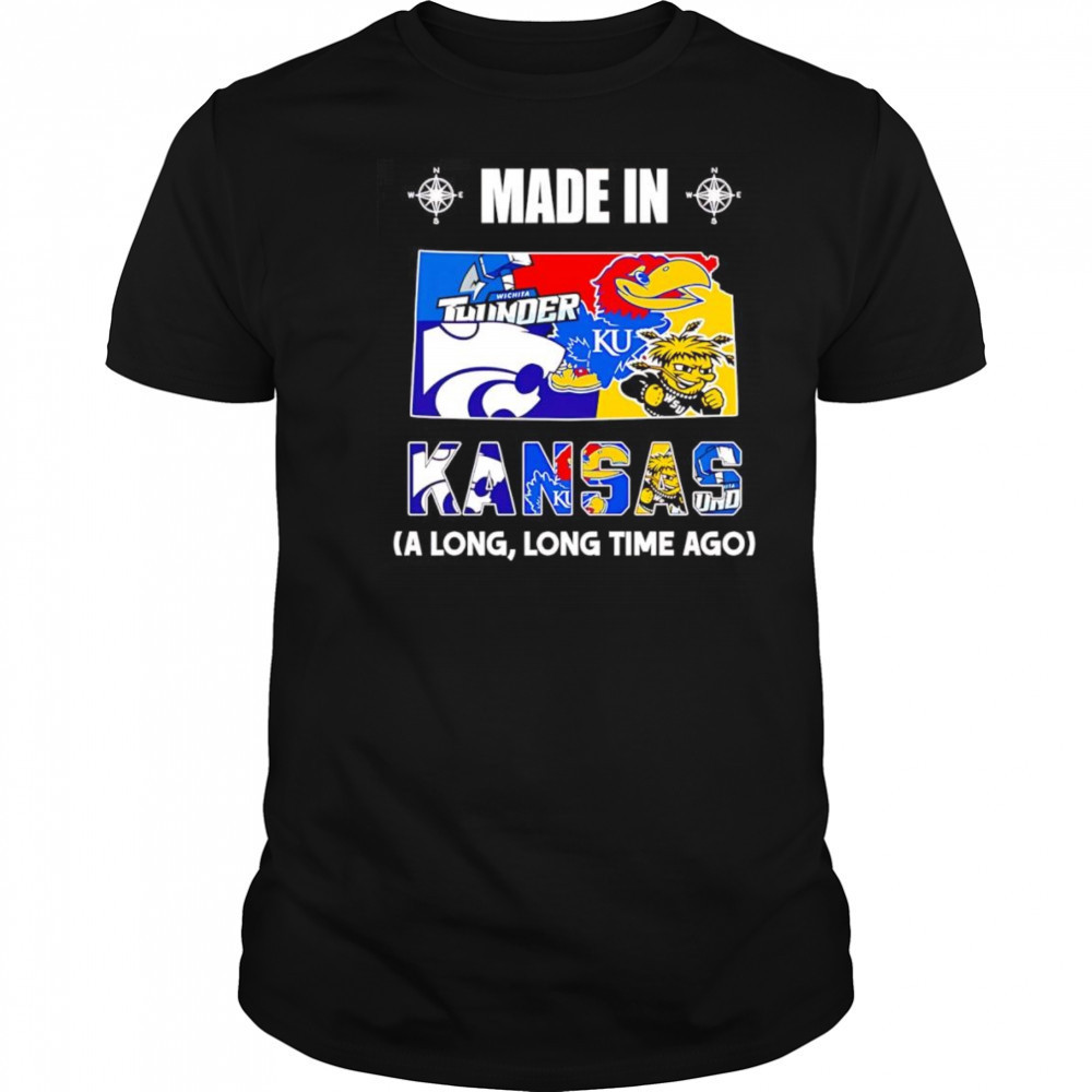 Made in Kansas a long long time ago shirt
